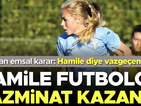 CAS’tan emsal karar! Hamile diye vazgeçemezsin